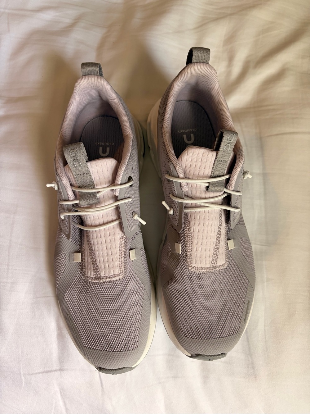 On Running Kids' Sneakers in Light Pink and Gray